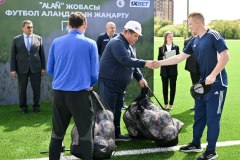 Итальянское футбольное поле пятого поколения появилось в Петропавловске 