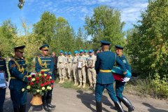 Останки красноармейца Ивана Сурнина захоронили в Петропавловске