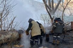 Аварию на теплотрассе в Петропавловске устранили