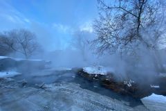 Аварию на теплотрассе в Петропавловске устранили