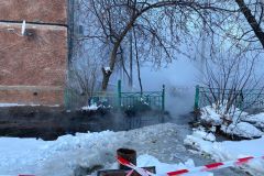 Аварию на теплотрассе в Петропавловске устранили