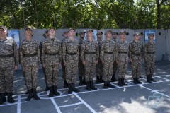 Студенты военной кафедры Kozybayev University приняли присягу