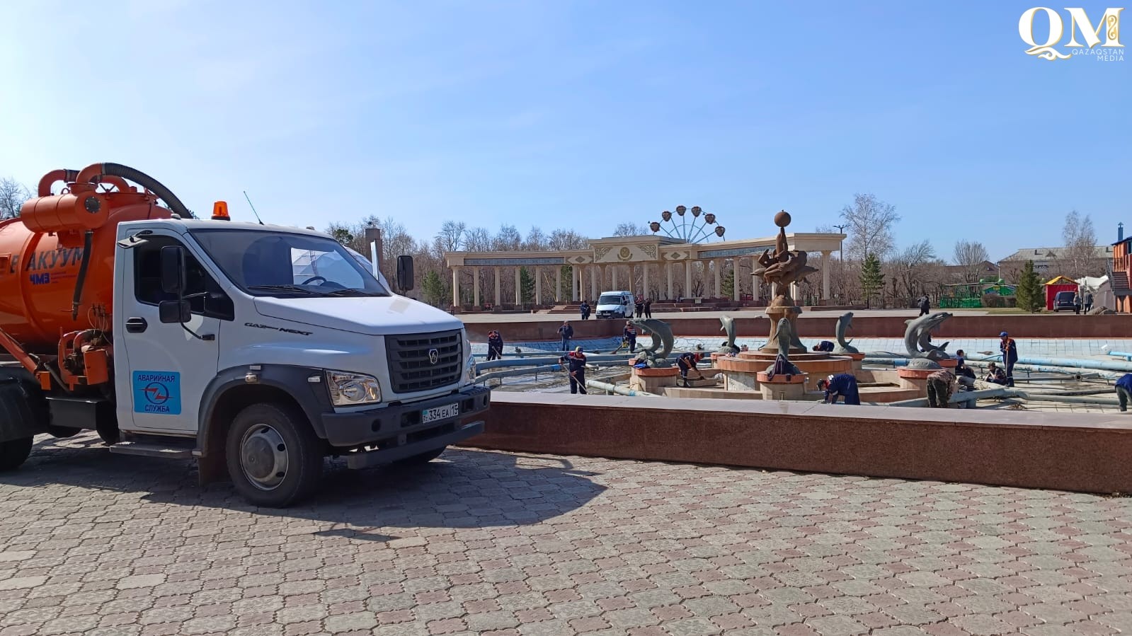 Когда запустят фонтаны в Петропавловске