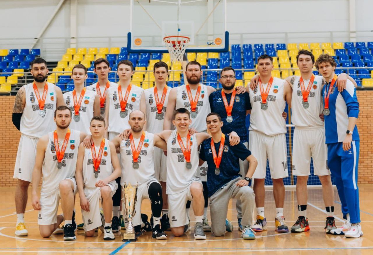 Баскетбольный клуб «Барс» стал серебряным призером 31- го Чемпионата Республики Казахстан среди мужских команд Высшей лиги