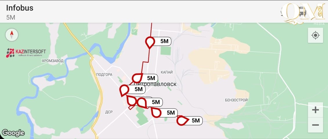 «Infobus» заработал в Петропавловске