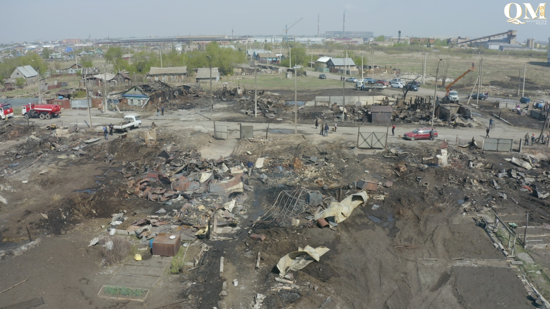 В Петропавловске в микрорайоне Береке начали косить камыш