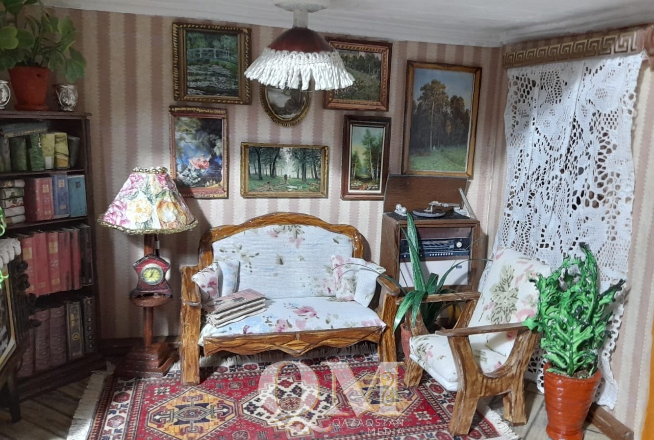 Миниатюры интерьера создаёт рукодельница из Петропавловска