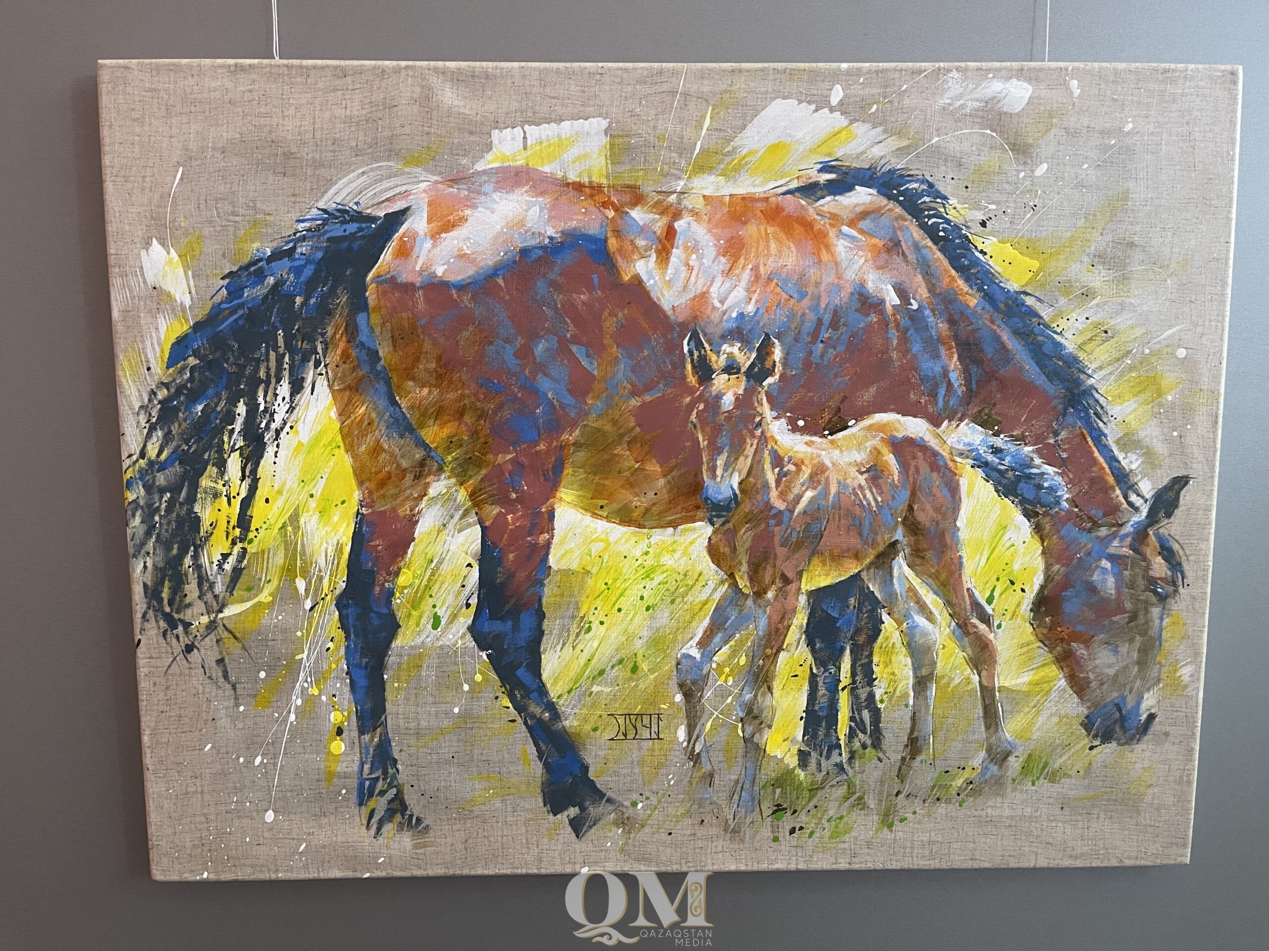 «Кочевая выставка» столичного художника проходит в Петропавловске