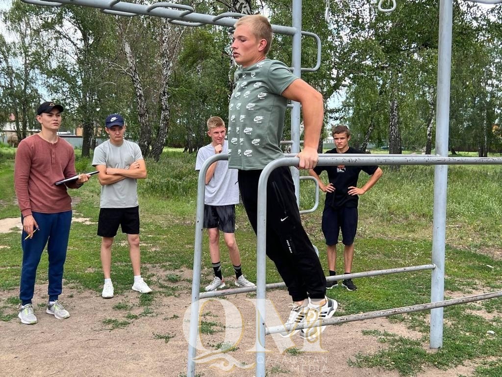 Турнир по Street Workout прошёл в селе Бесколь СКО