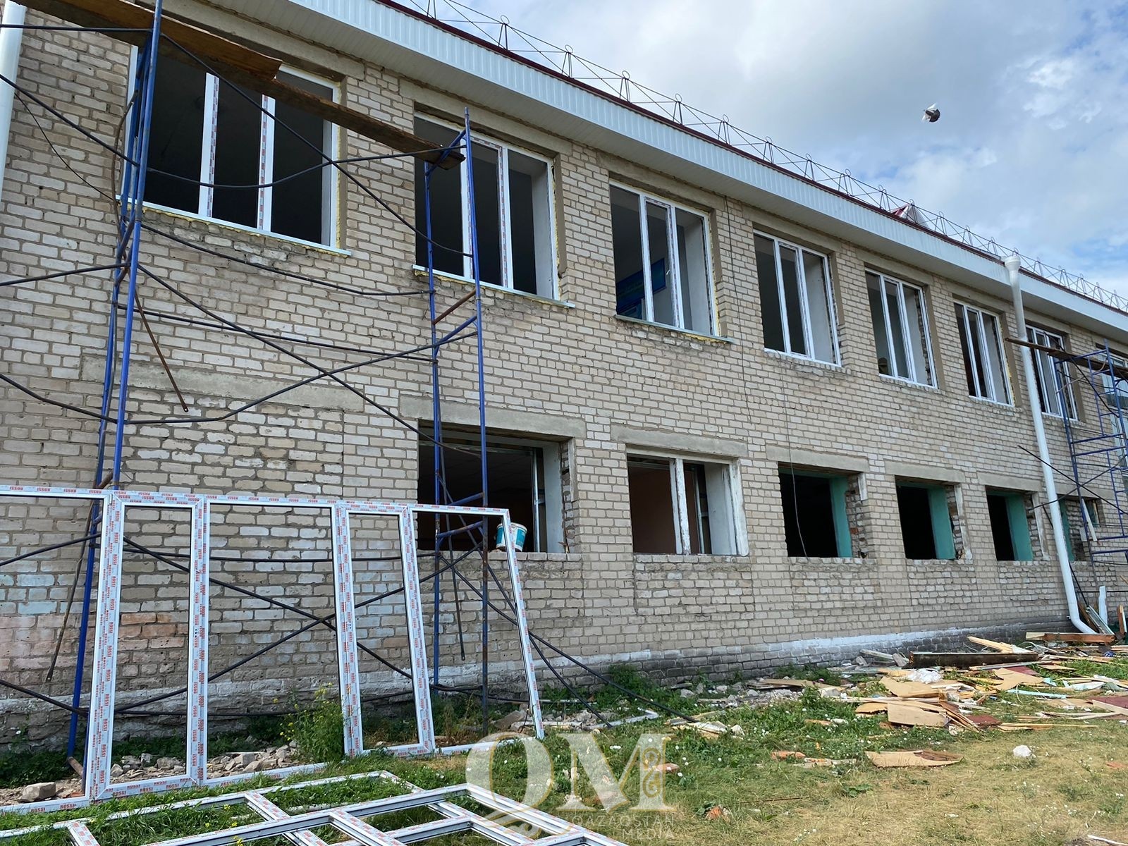 Сельский Дом культуры в пригороде Петропавловска капитально ремонтируют