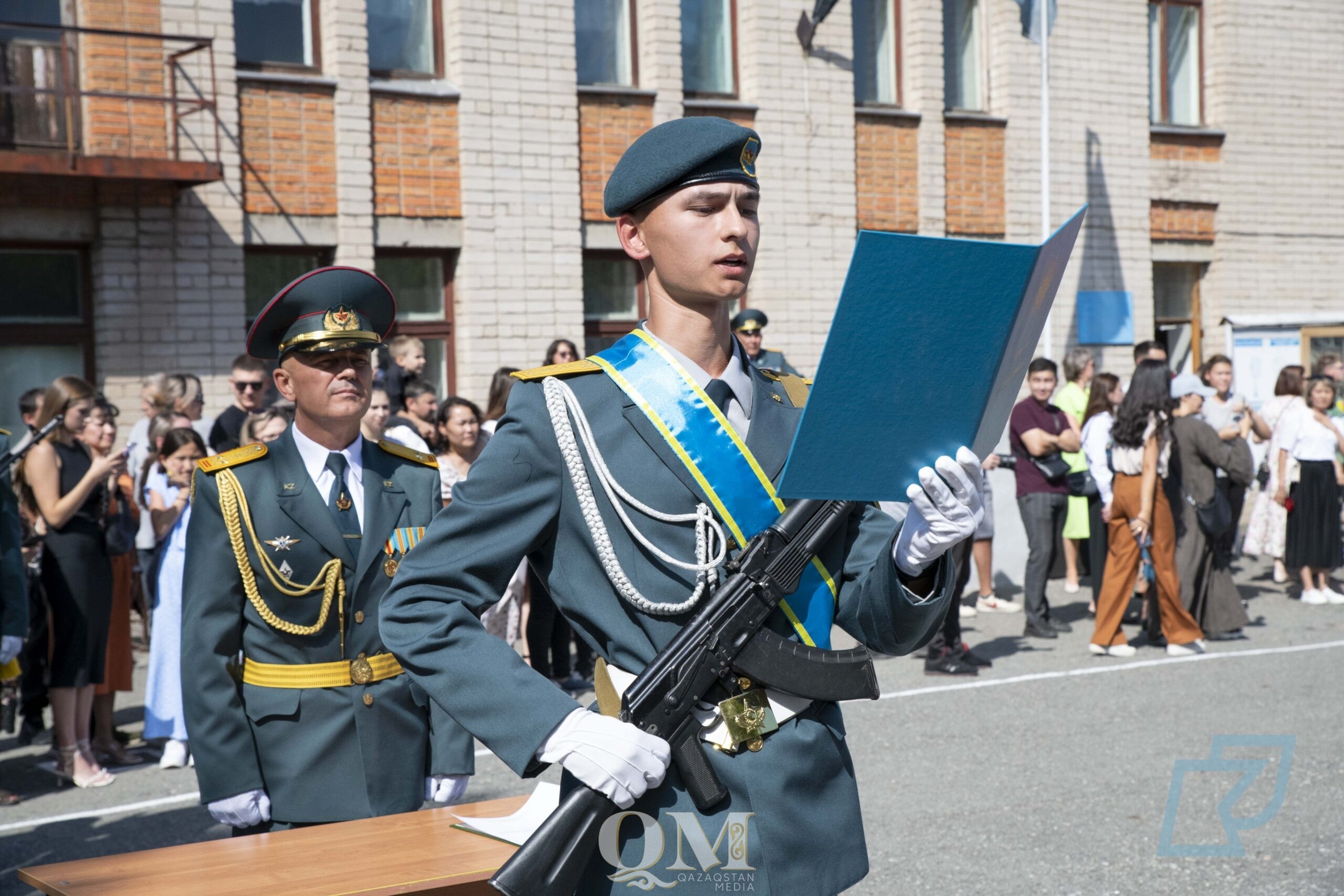 Студенты военной кафедры Kozybayev University приняли присягу