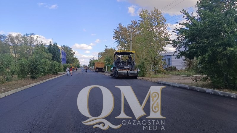 Тимирязев ауылында жолдар қалыпқа келтіріліп жатыр