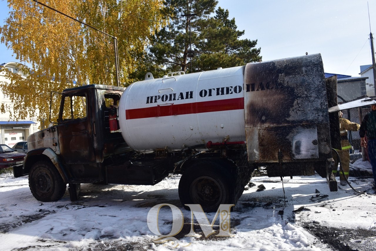 Пожар на АЗС в Петропавловске: пострадавший в тяжёлом состояни