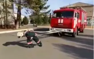 Спасатели-силачи работают в пожарных частях СКО