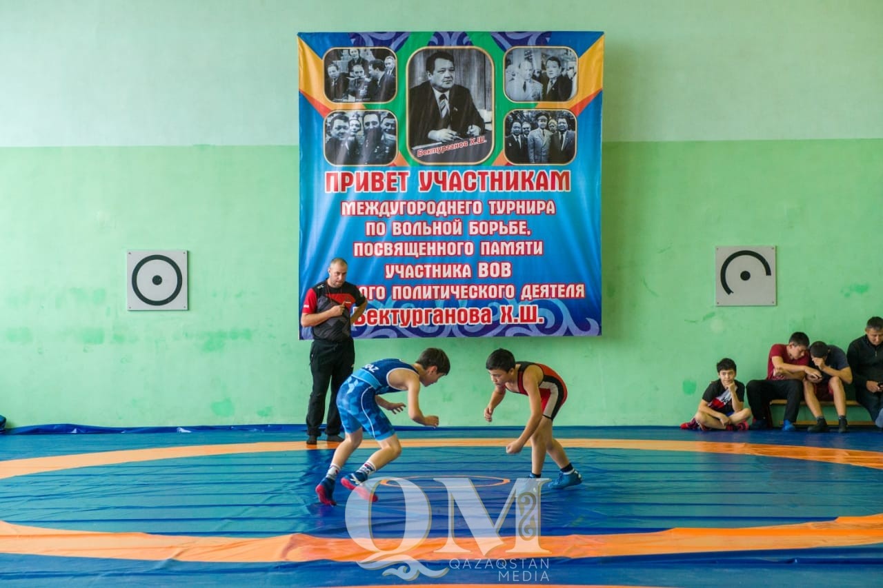 Открытое первенство по вольной борьбе прошло в Мамлютском районе
