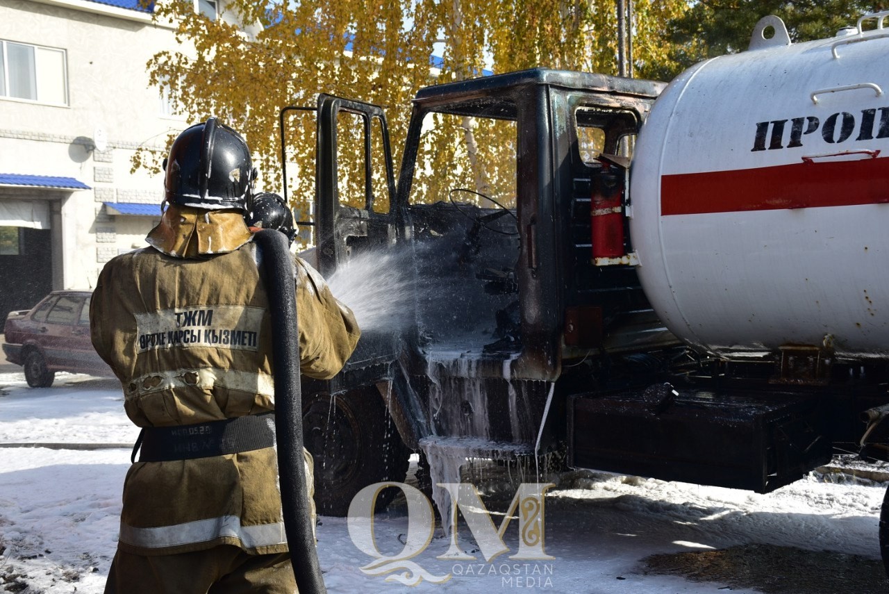 Водитель пострадавший при пожаре на АЗС умер