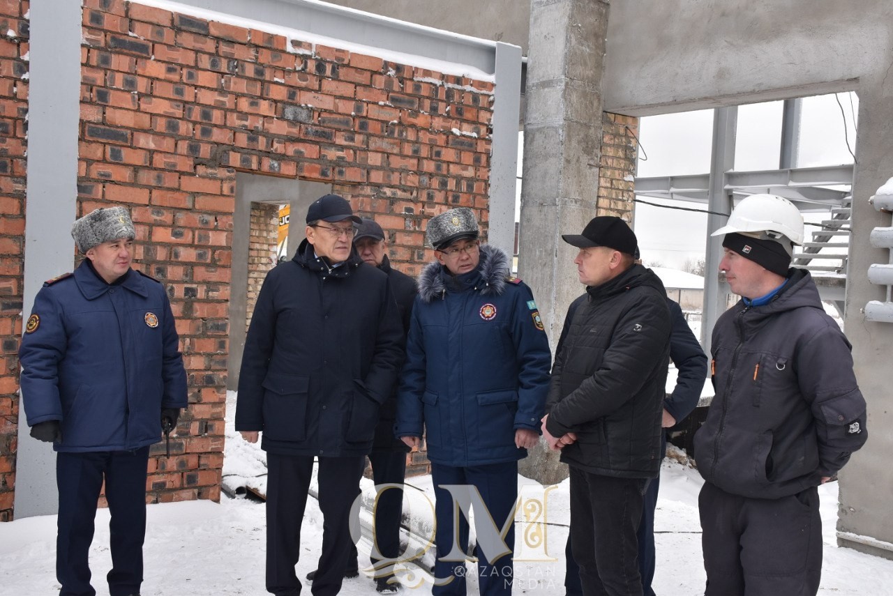 Пожарное депо строят в микрорайоне Петропавловска