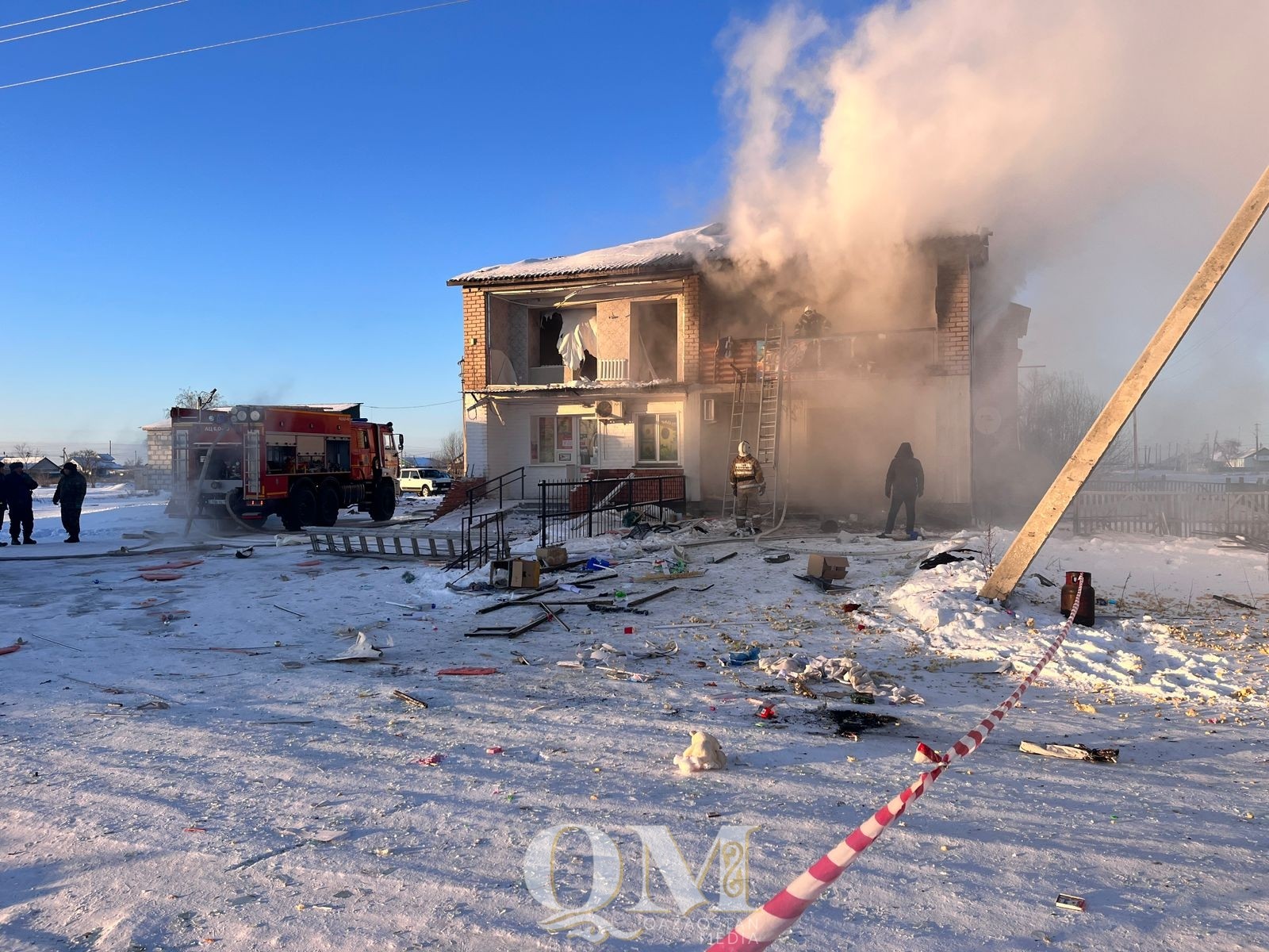 Ребёнок погиб при взрыве в двухэтажке в селе Смирново СКО