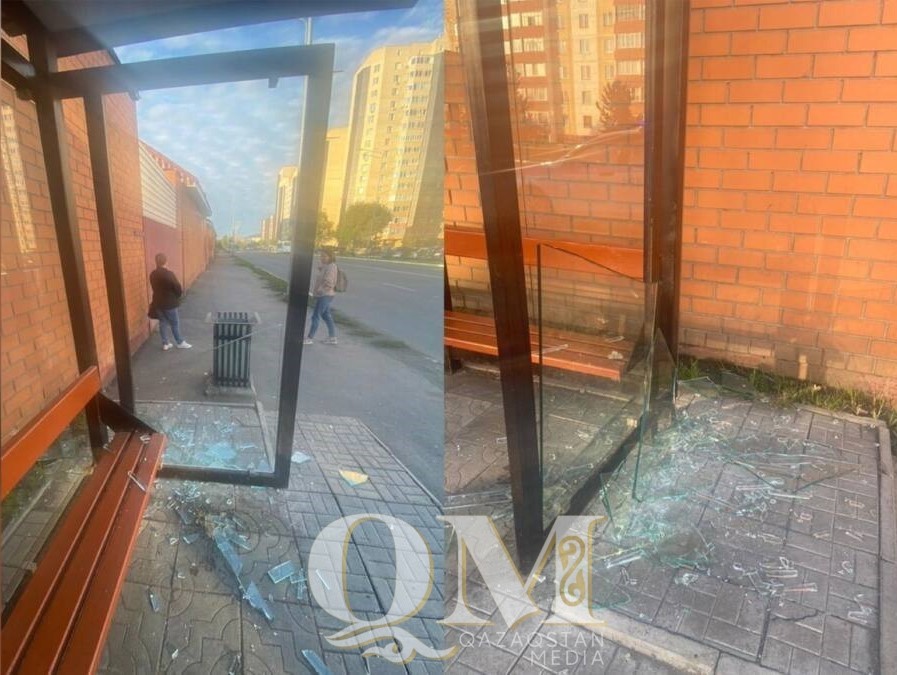 Матери юного вандала пришлось заплатить за разбитую остановку в Петропавловске