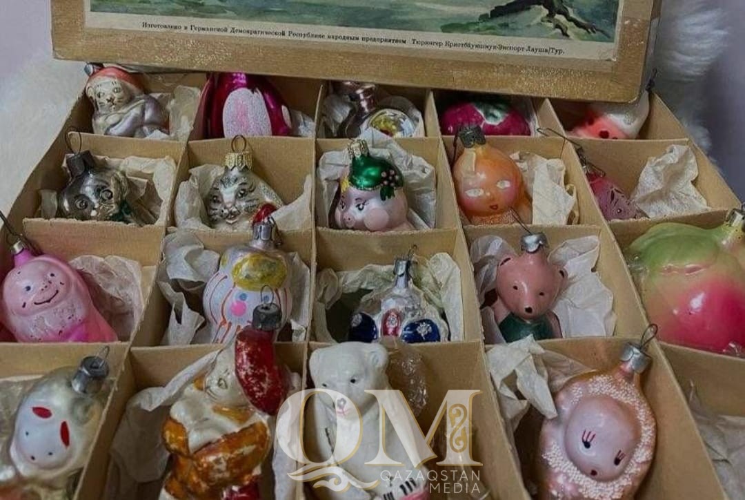 Раритетные елочные игрушки продают в Петропавловске