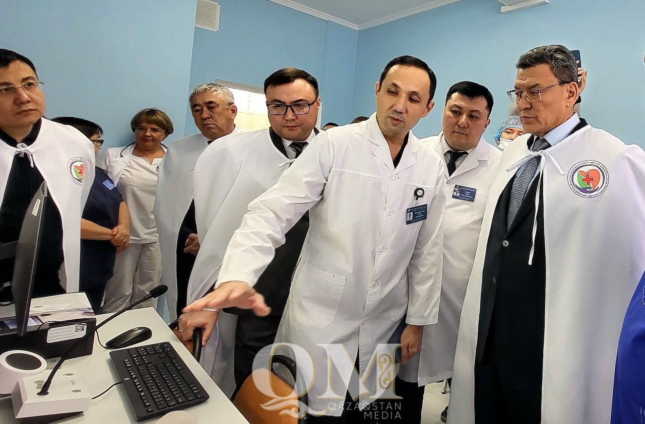 Новейший ангиограф установили в кардиоцентре Петропавловска