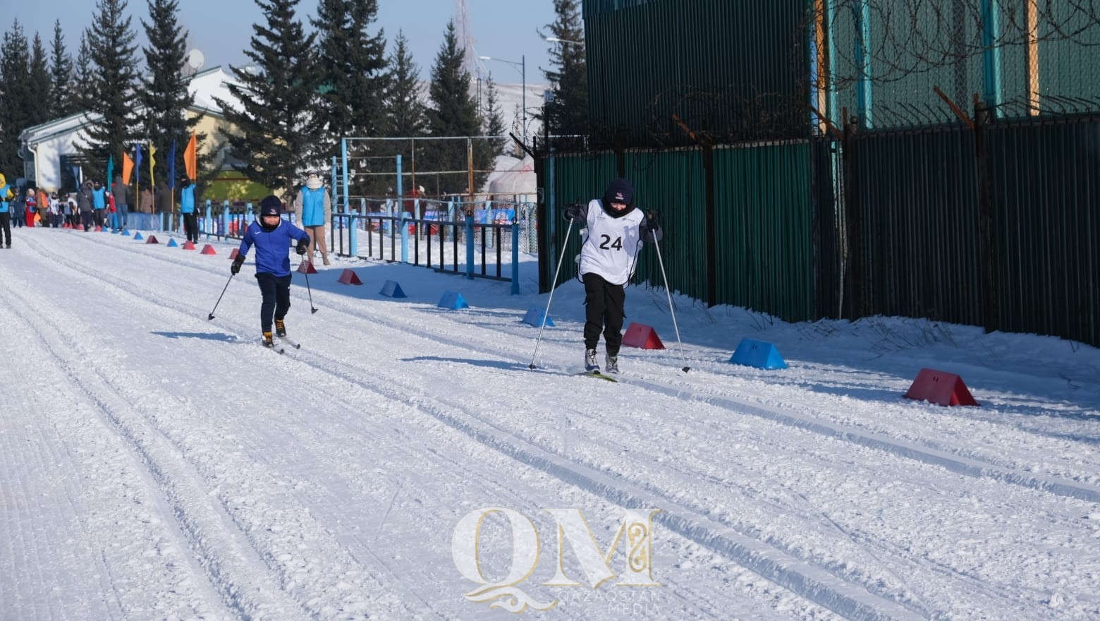 Инклюзивные лыжные гонки прошли в Акмолинской области