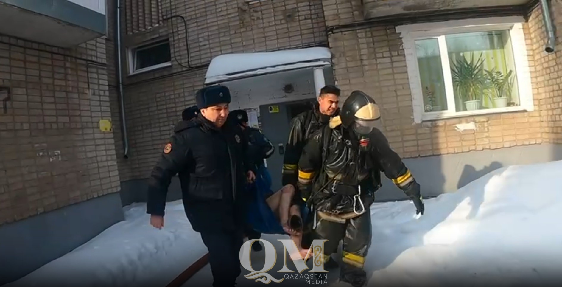 Мужчина едва не погиб при пожаре в Петропавловске