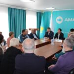 Новый аким Кызылжарского района встретился с общественниками с. Бесколь