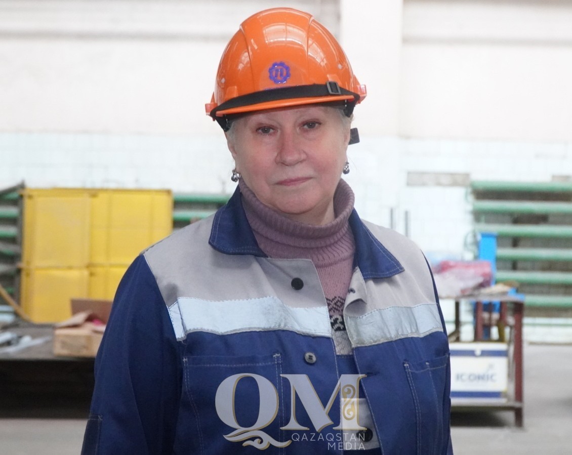 42 года в тяжелой промышленности работает Татьяна Пальгун из Петропавловска