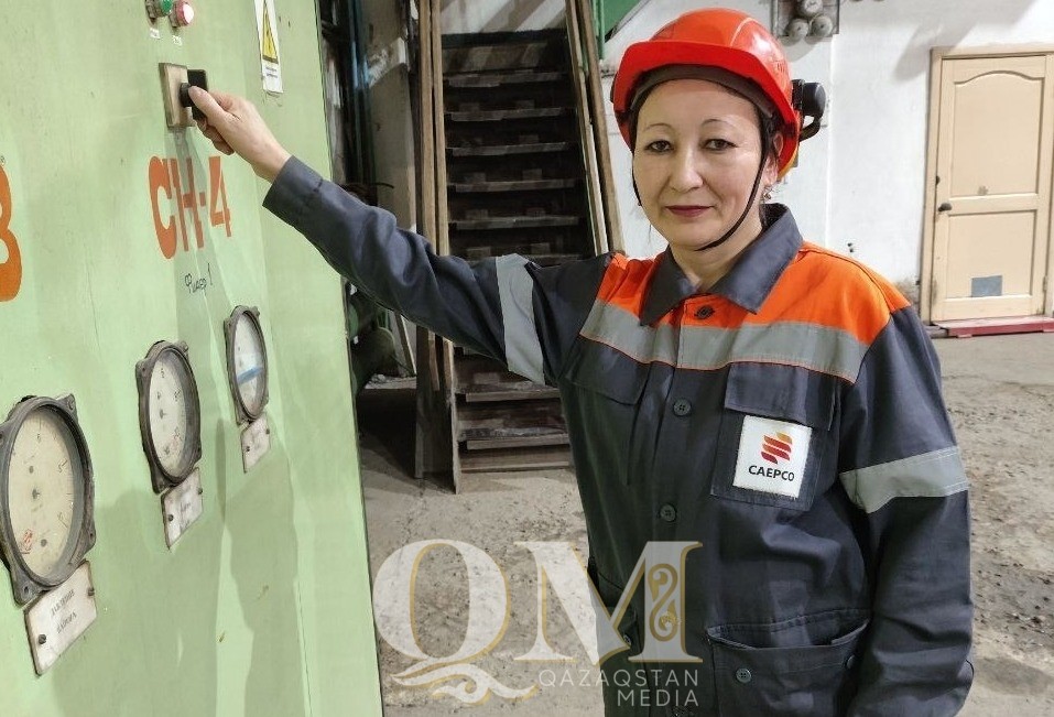 Бакыт Магауова 27 лет работает машинистом насосной станции в Петропавловске