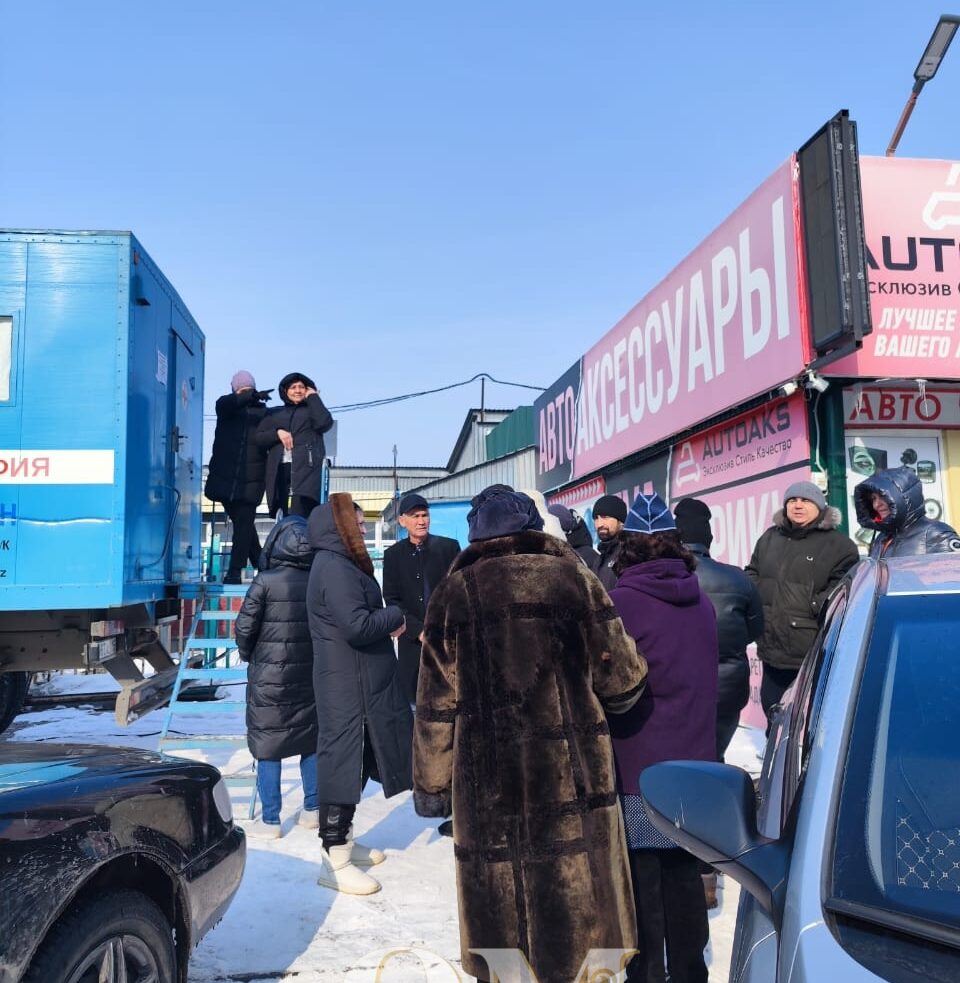 Петропавлда базар аумағына жылжымалы флюорограф қойылды