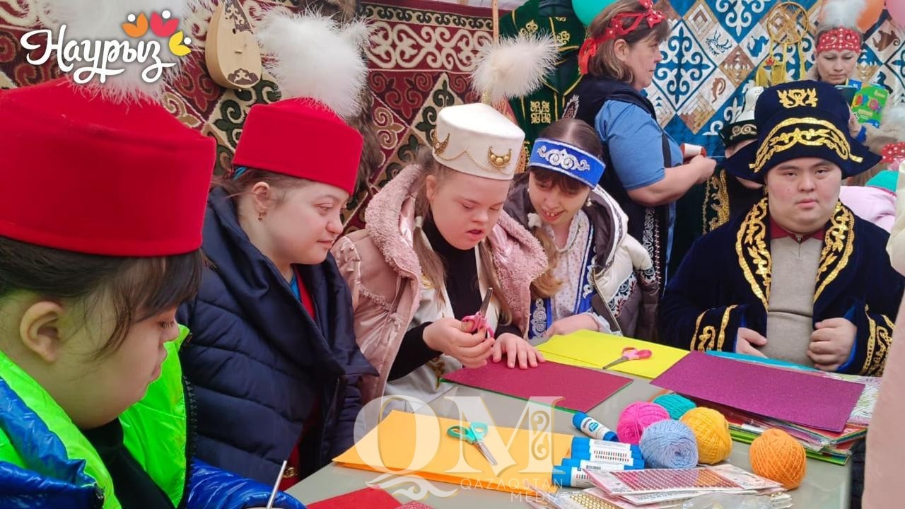 Особенные дети поучаствовали в мастер-классах на Наурыз в СКО