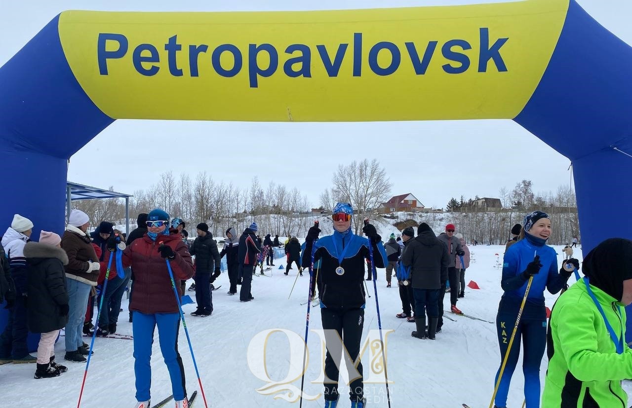 Массовый лыжный забег прошел в Петропавловске