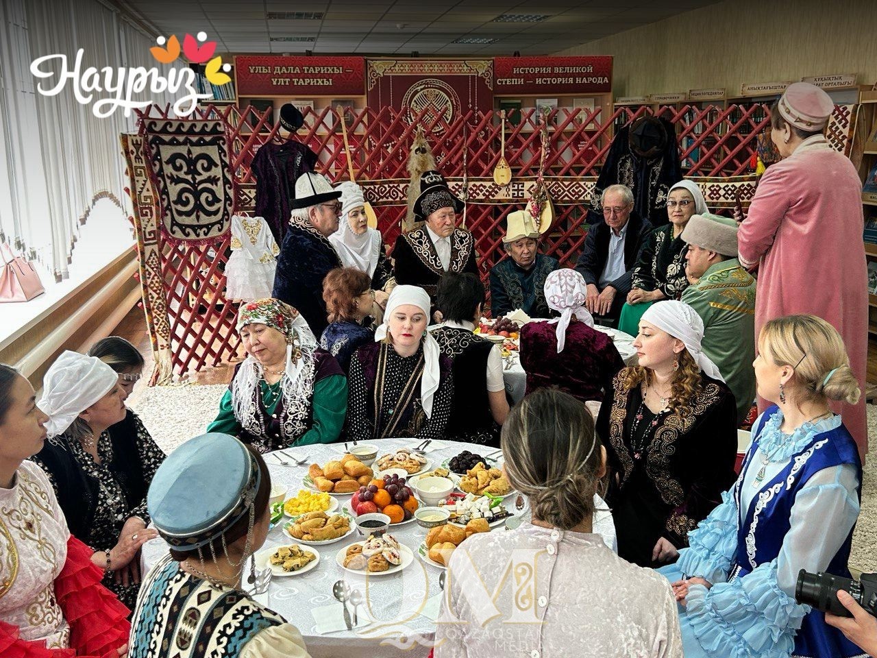 Көрісу күні: Петропавлда кітапхана қызметкерлері Амал мерекесін ерекше тойлады