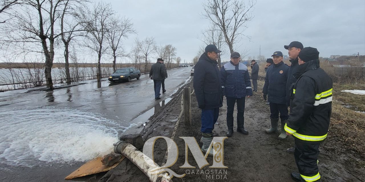 Аким СКО проверил паводковую обстановку в Петропавловске