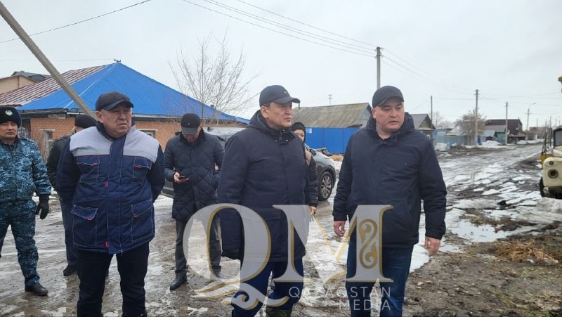 Аким СКО проверил паводковую обстановку в Петропавловске