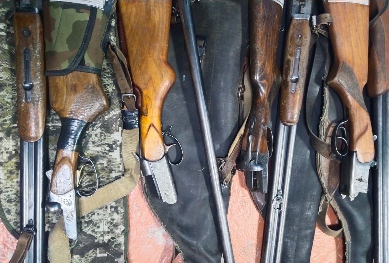 Паводок-2024: 35 единиц оружия изъяли у охотников в СКО