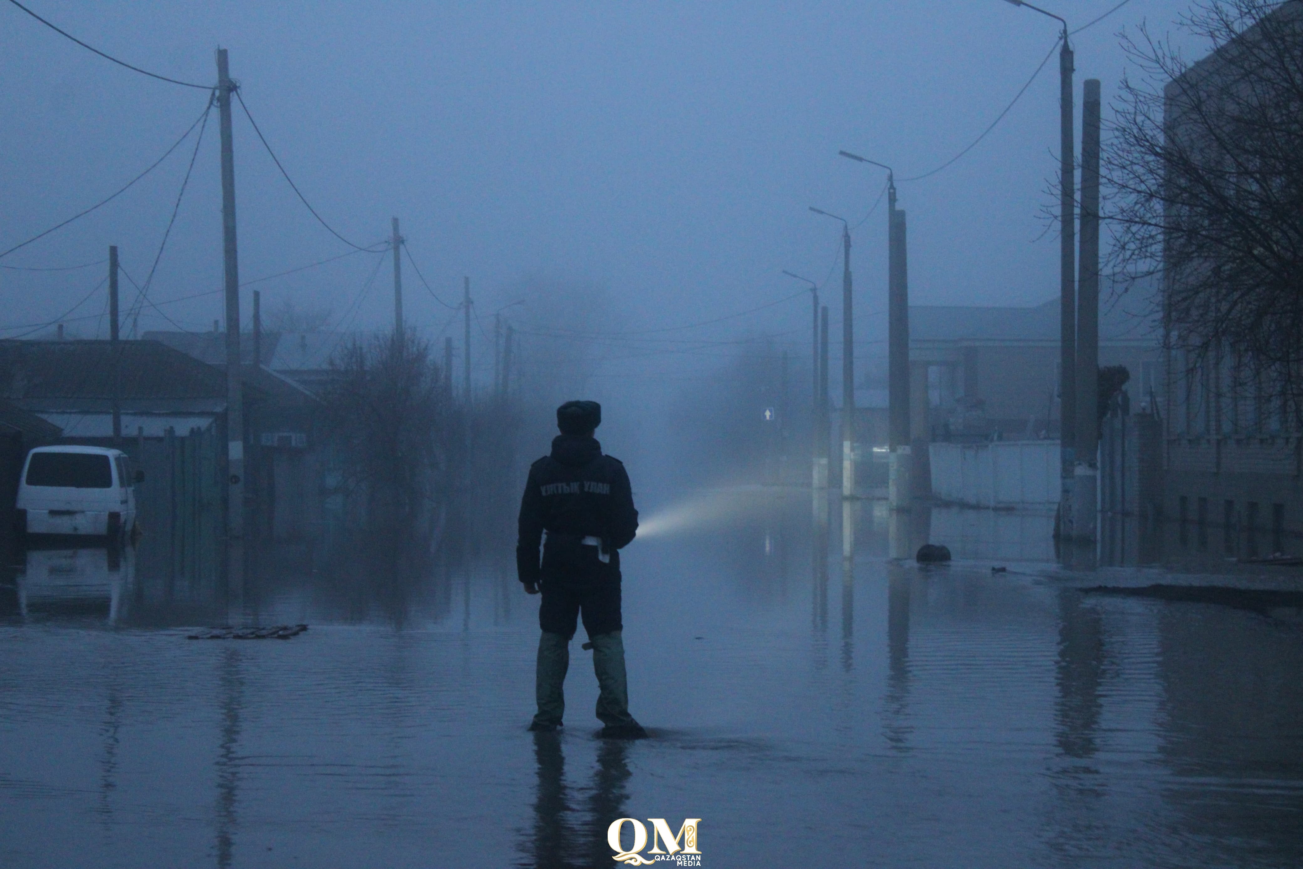 В три смены военнослужащие задействованы на паводке в СКО