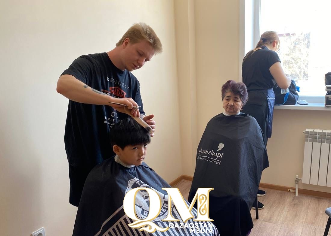 Мастера бьюти-индустрии отправились в эвакопункты Петропавловска