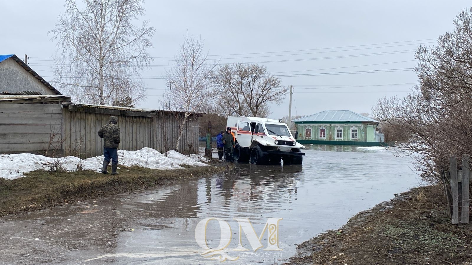Из паводка почти 2 тысячи школьников перевели на дистанционку в СКО