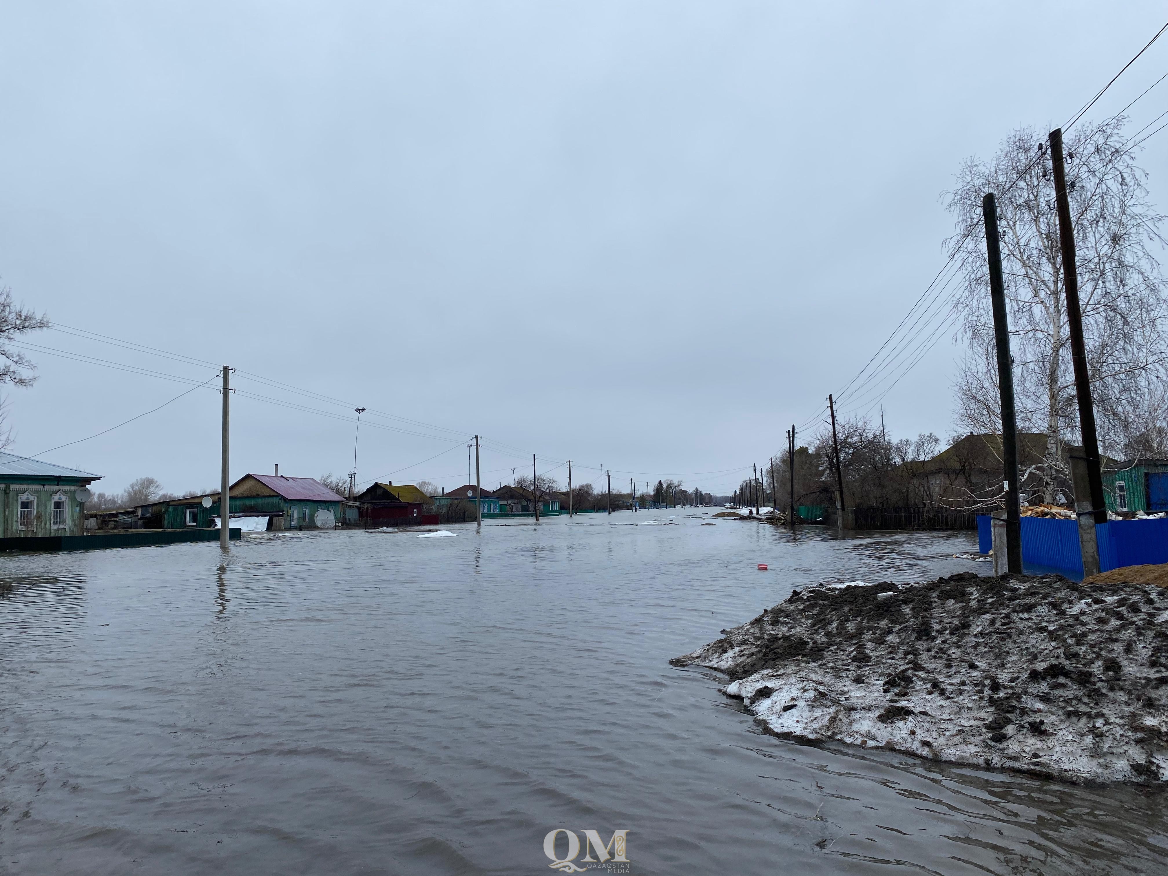 Бір тәулікте Есіл ауданының үш ауылын су басты