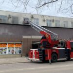 Мебельный магазин горел в Петропавловске