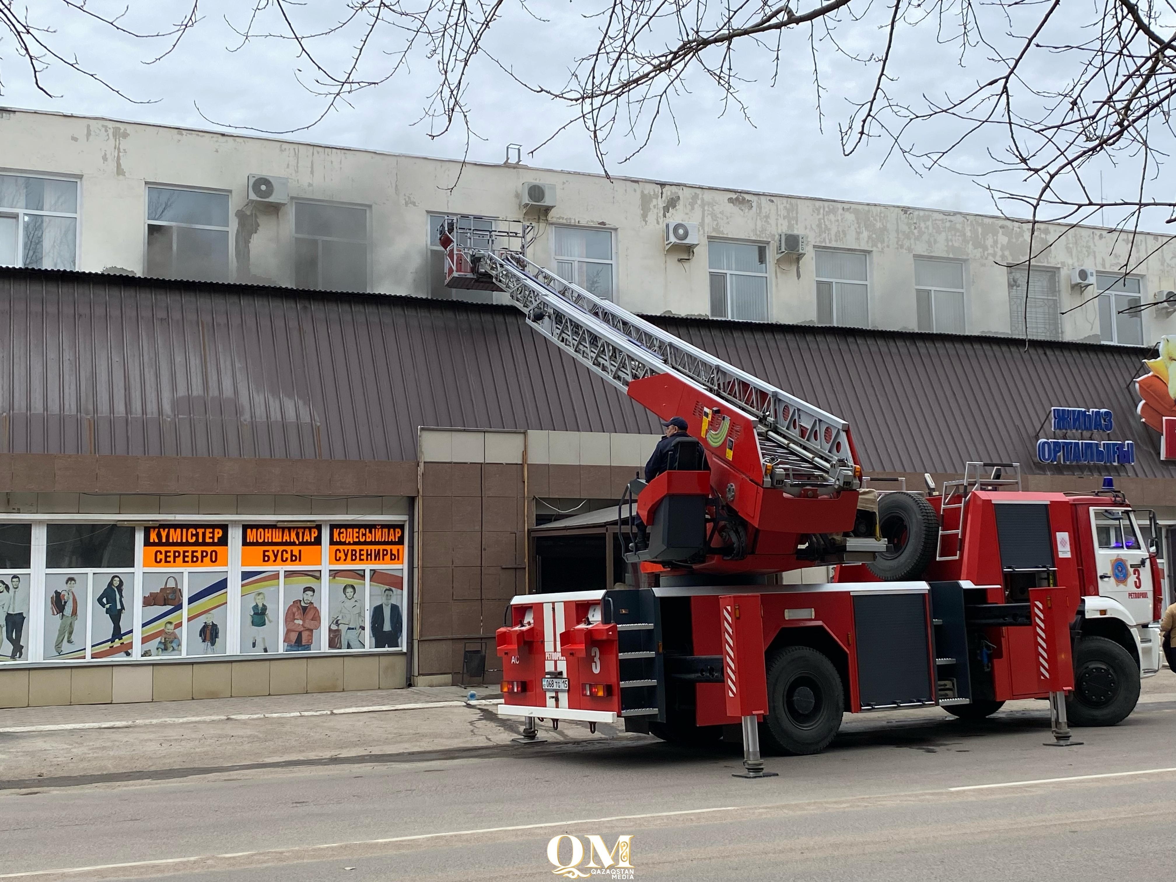 Мебельный магазин горел в Петропавловске