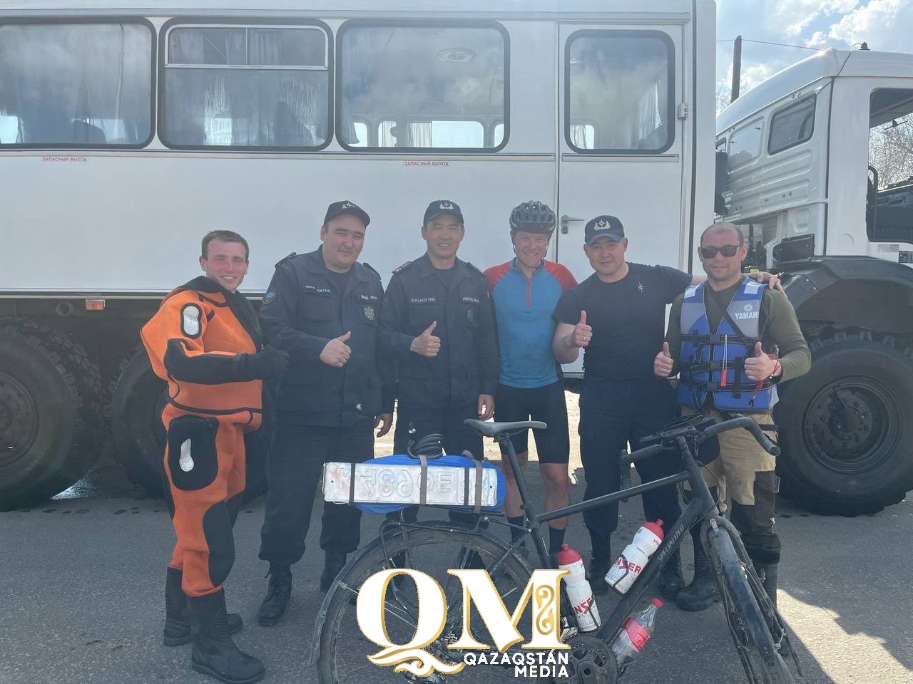 Петропавлдық құтқарушылар Франция азаматына көмектесті