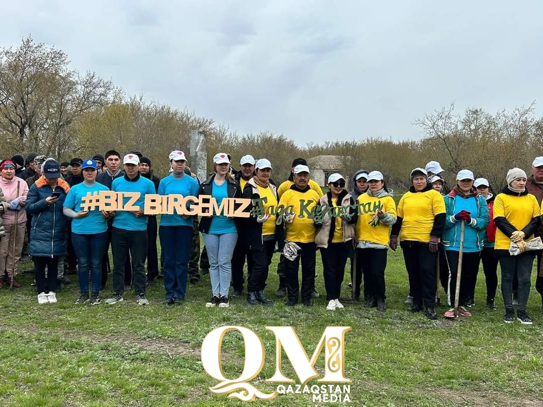 Труд на свежем воздухе: жители Жамбылского района СКО дружно вышли на субботник