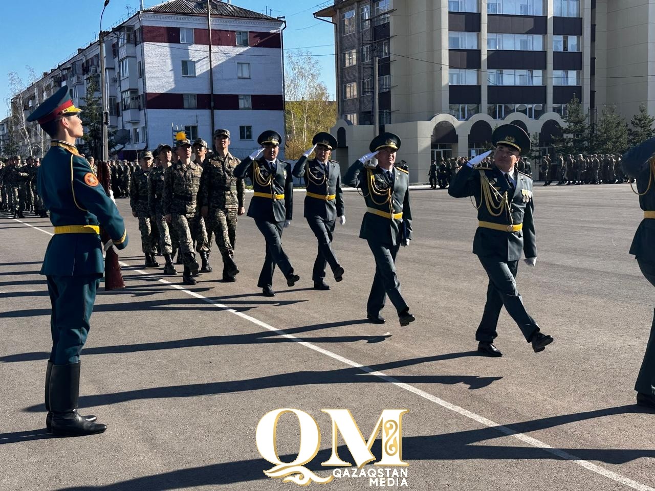 Офицеров Академии Нацгвардии РК торжественно наградили в Петропавловске