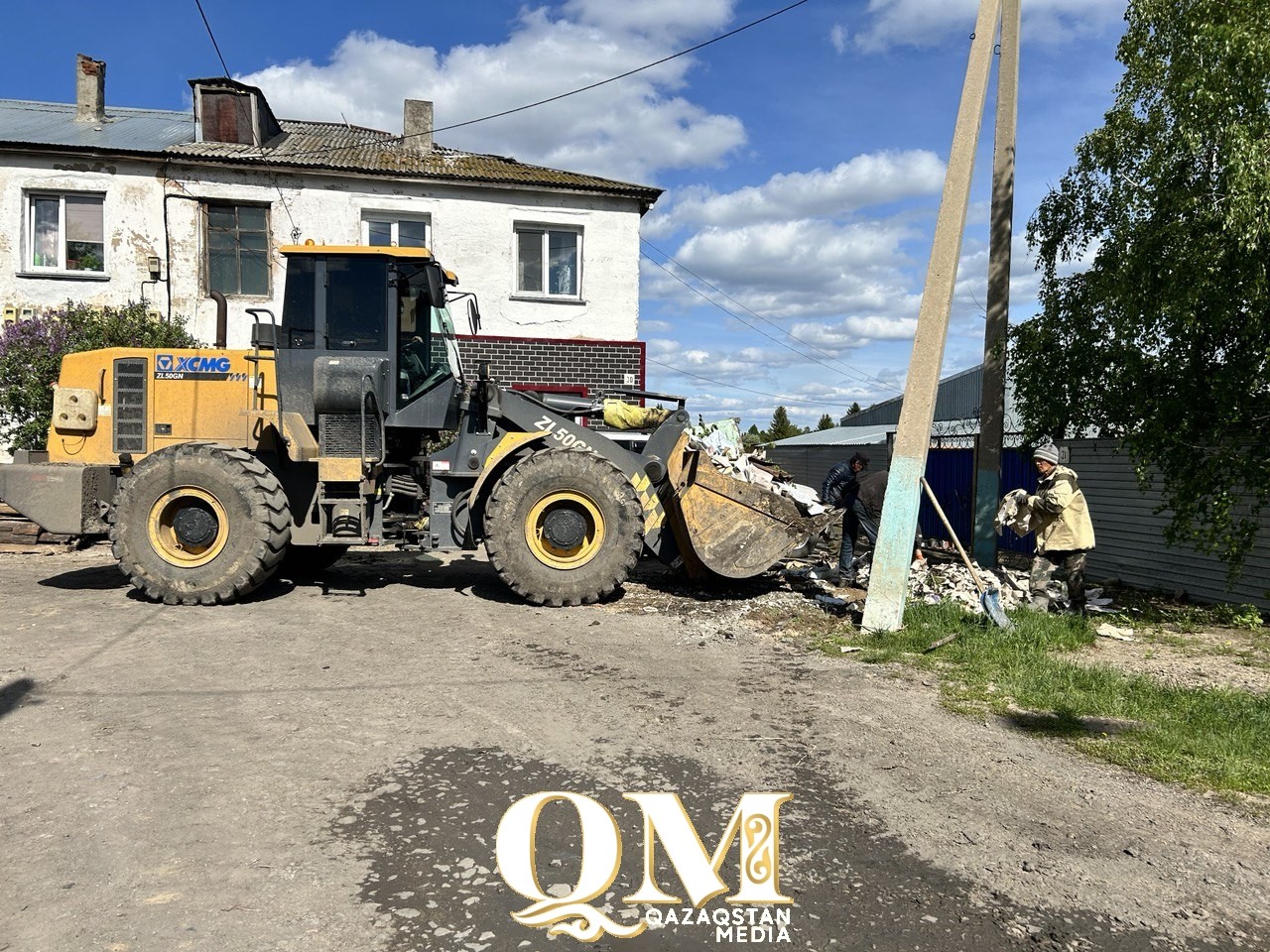 Былғары зауыты ауданынан 120 КамАЗ қоқыс шығарылды