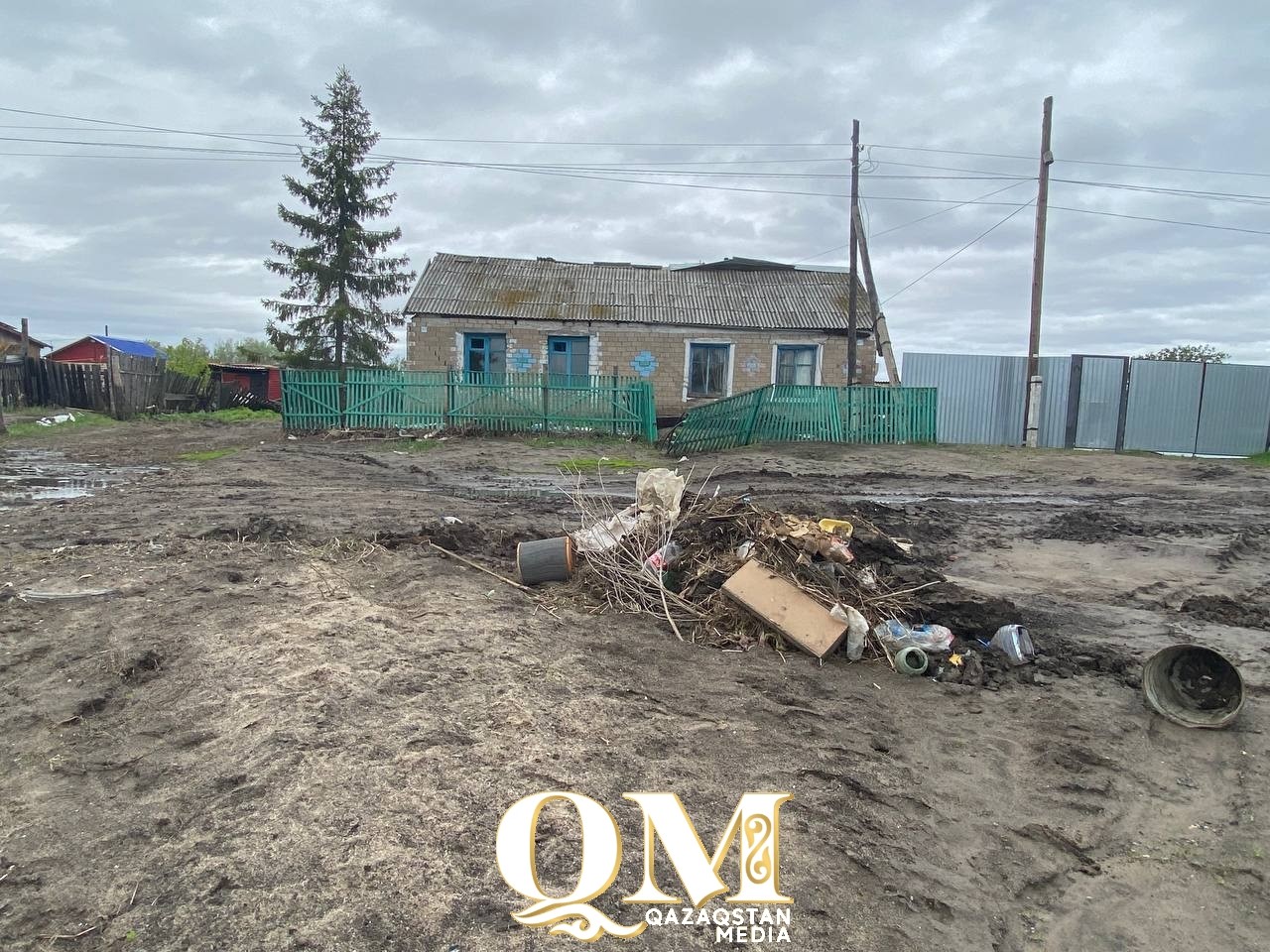 Около 95 % домов пострадало от наводнения в селе Большая Малышка Кызылжарского района СКО