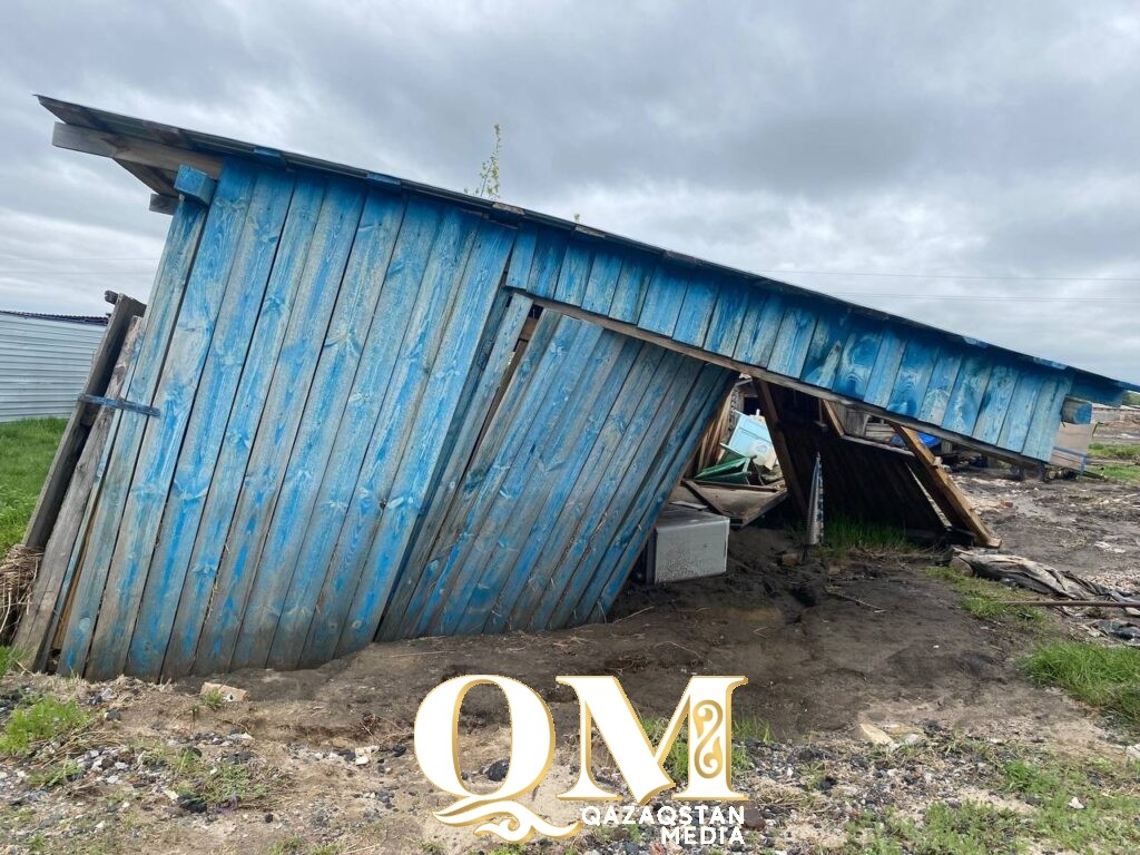 Около 95 % домов пострадало от наводнения в селе Большая Малышка Кызылжарского района СКО