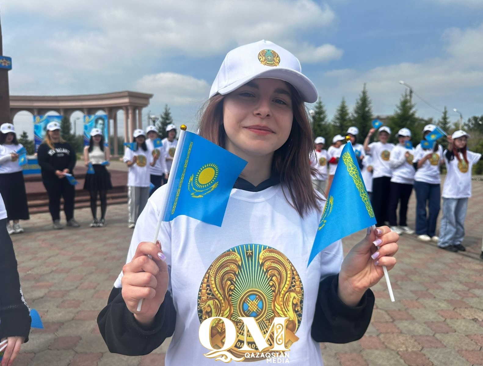 Молодежь Петропавловска отметила День госсимволов РК